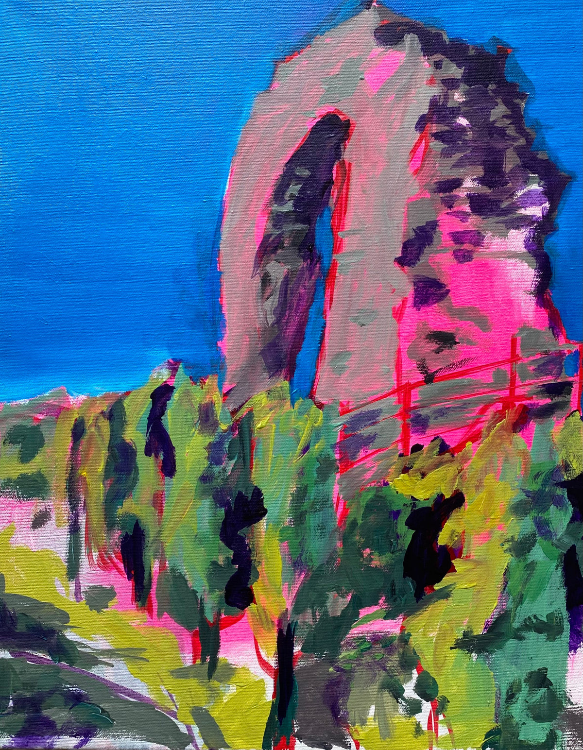 Rolandsbogen in Pink